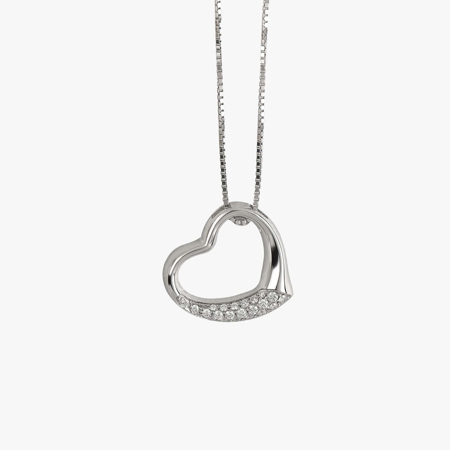 Open Heart Small (open heart) Jewelry Pendant